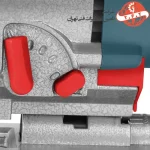 اره عمود بر گیربکسی 6 دور رونیکس 600 وات مدل 4120 بدون کیف 3