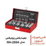 جعبه بکس 11 پارچه رونیکس 1/2 اینچ E ستاره ای مدل RH-2694 1