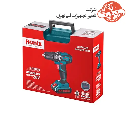 دریل شارژی چکشی رونیکس 20 ولت مدل 8900K 2