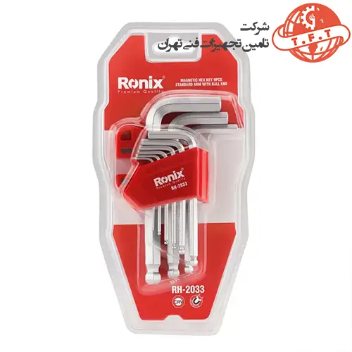 ست آلن شش گوش کوتاه رونیکس 9 عددی مدل RH-2033 2