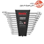 ست آچار یک سر تخت یک سر رینگ رونیکس 12 عددی مدل RH-2102 4